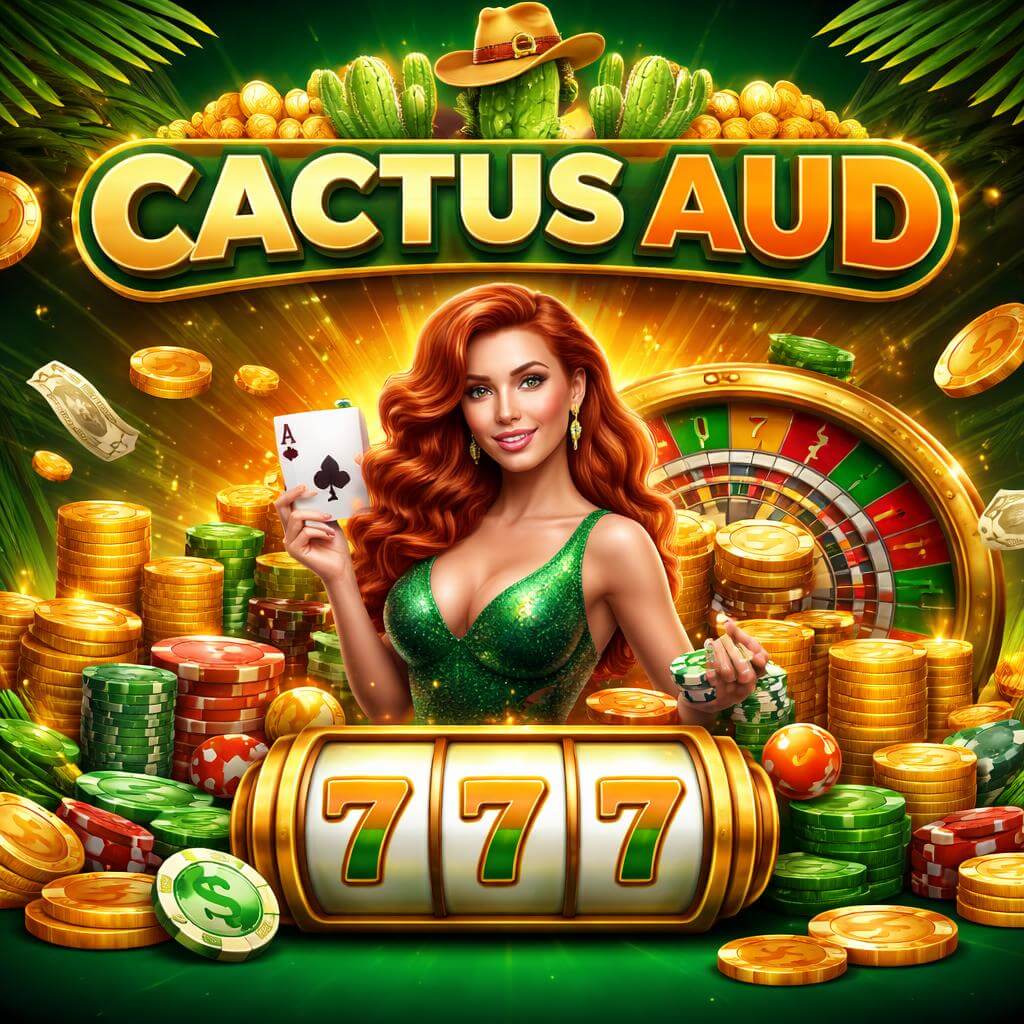 CACTUS AUD gaming platform with immersive casino games and instant play action
